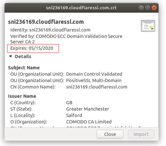 Browser mit Sicherheitsschloss in der Adresszeile