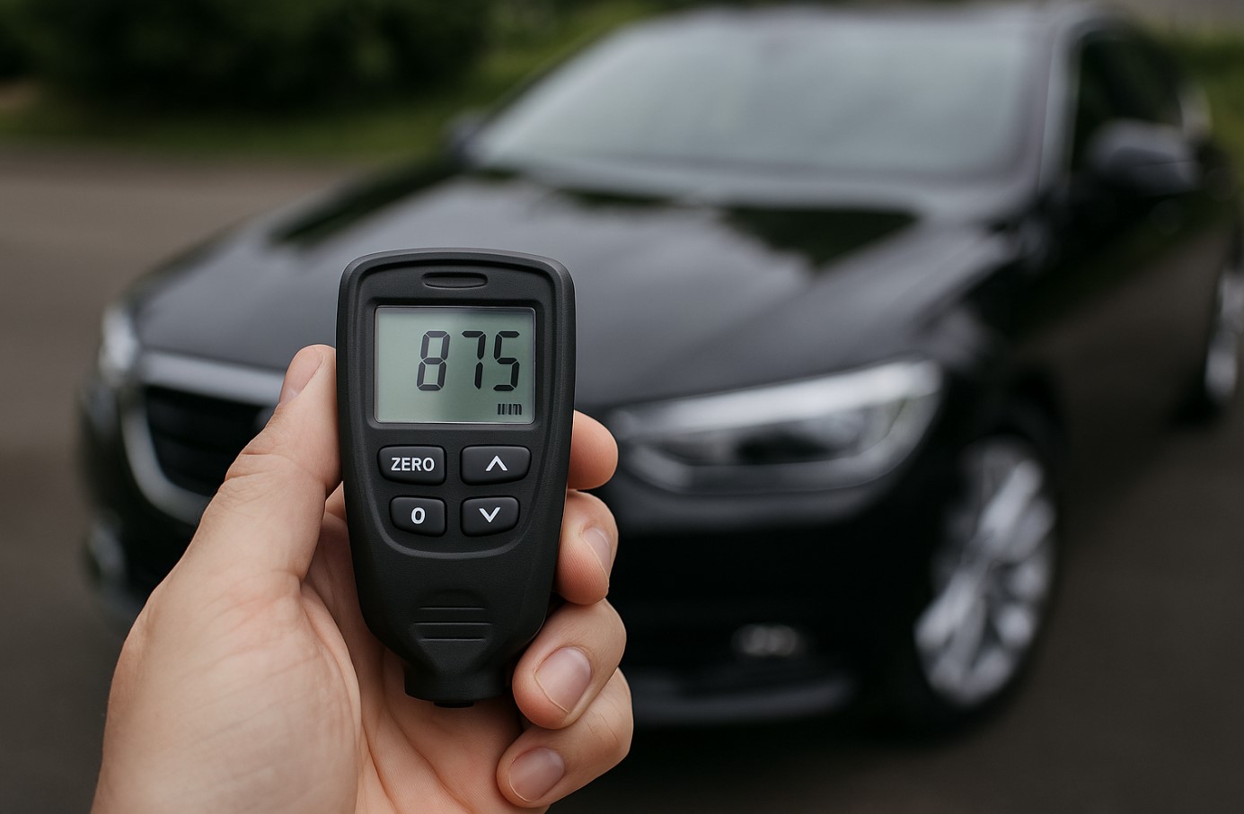 Проверка кузова толщиномером