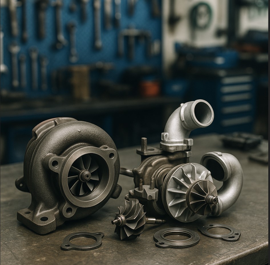 Компьютерная диагностика турбины сканером LAUNCH при автоподборе в Германии